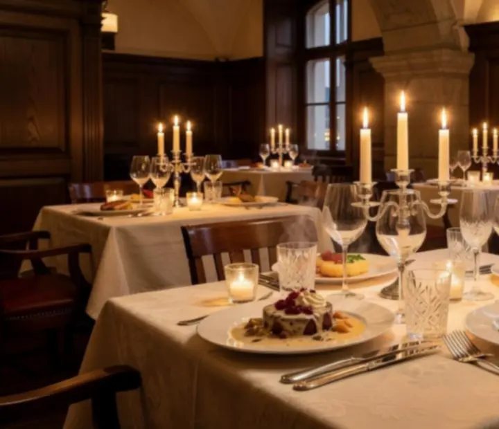 Gurmánský talíř moderní české kuchyně v casino restauraci Bohe Vixx v Praze.