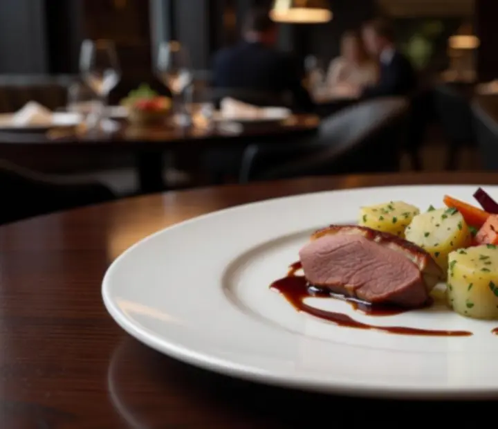 Gourmet jídlo v casino restauraci Bohe Vixx