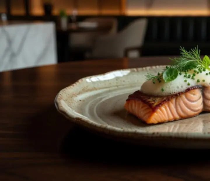 Rybí menu s mořskými plody v elegantním podání